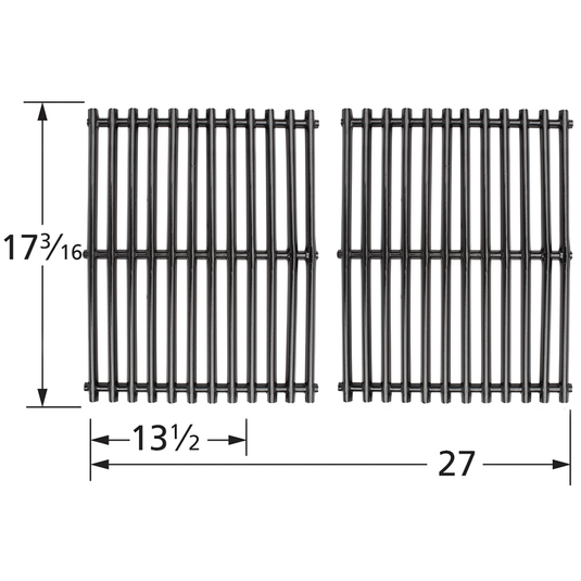 Porcelain Steel Wire Cooking Grate Set
