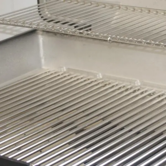 MHP TJK Natural Gas Grill with Stainless Steel Grids, a Stainless Steel Column & a Wheeled Base with Locking Casters